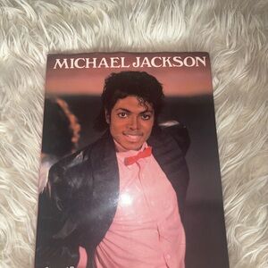 Michael Jackson book - Pink Shirt with Black Jacket